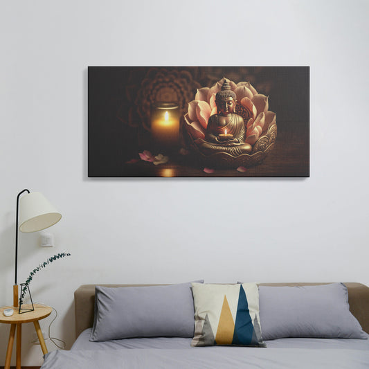 Lord Buddha Canvas wall painting