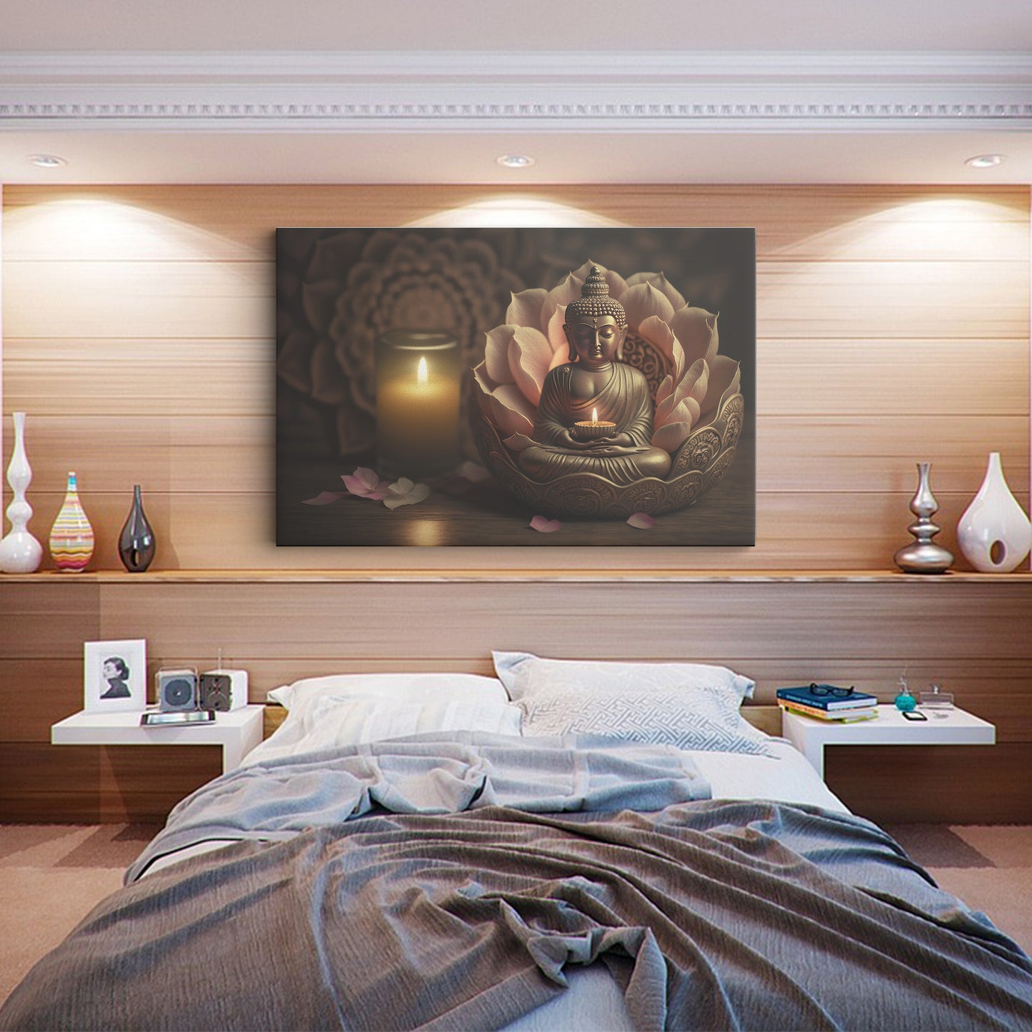 Lord Buddha Canvas wall painting