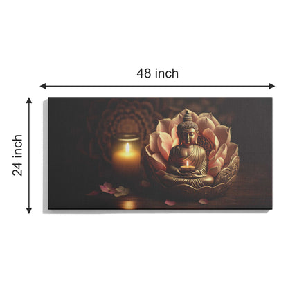 Lord Buddha Canvas wall painting