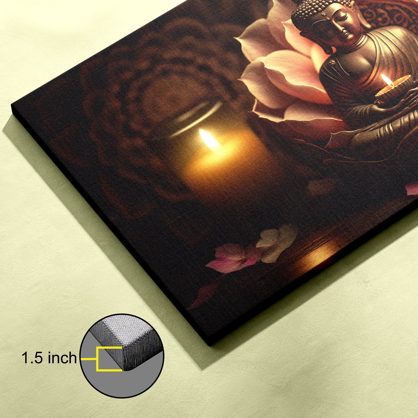 Lord Buddha Canvas wall painting