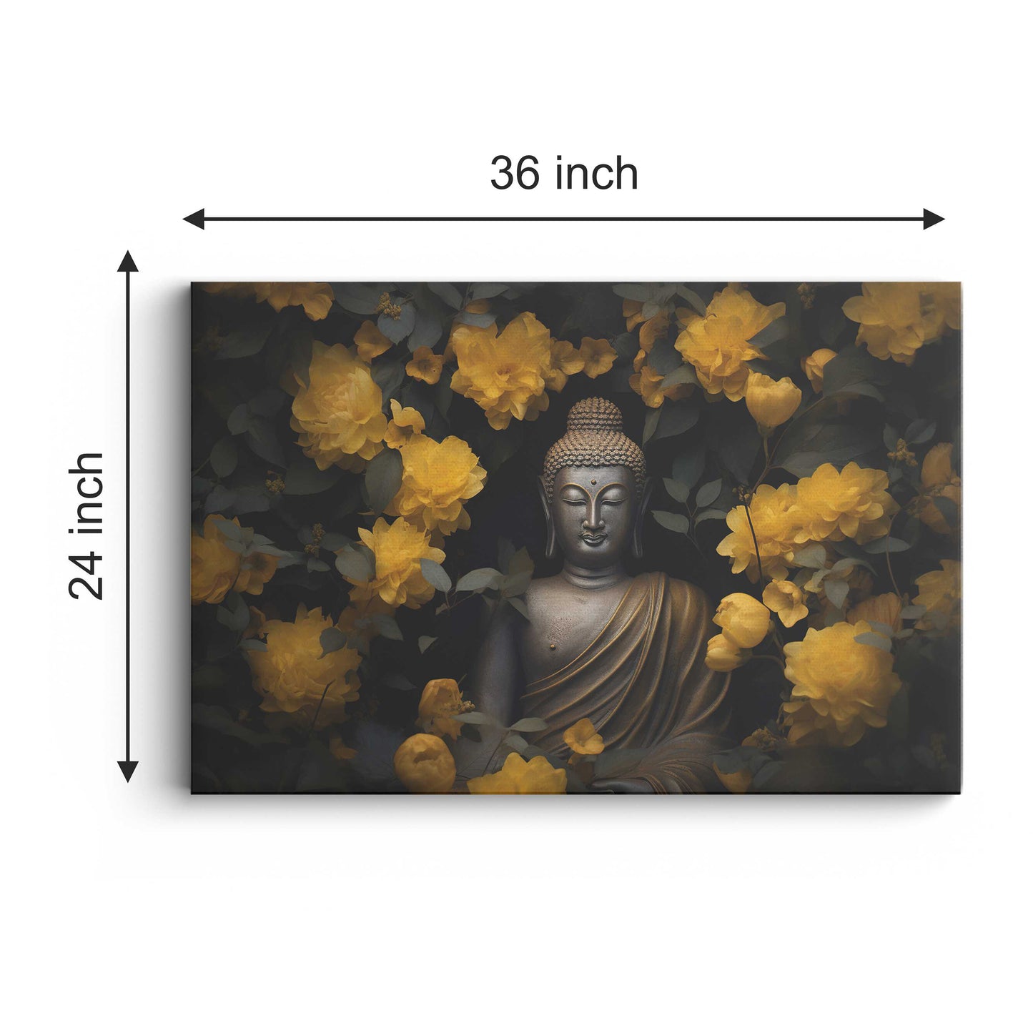 Lord Buddha Canvas wall painting