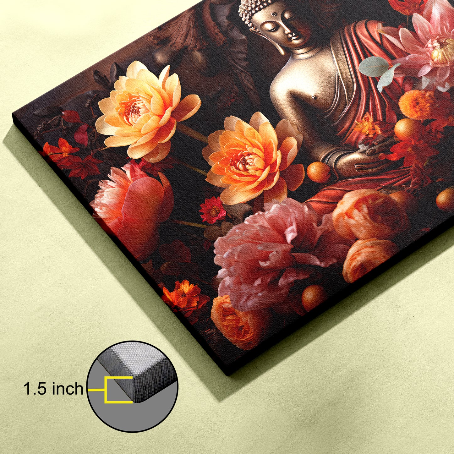 Lord Buddha Canvas wall painting