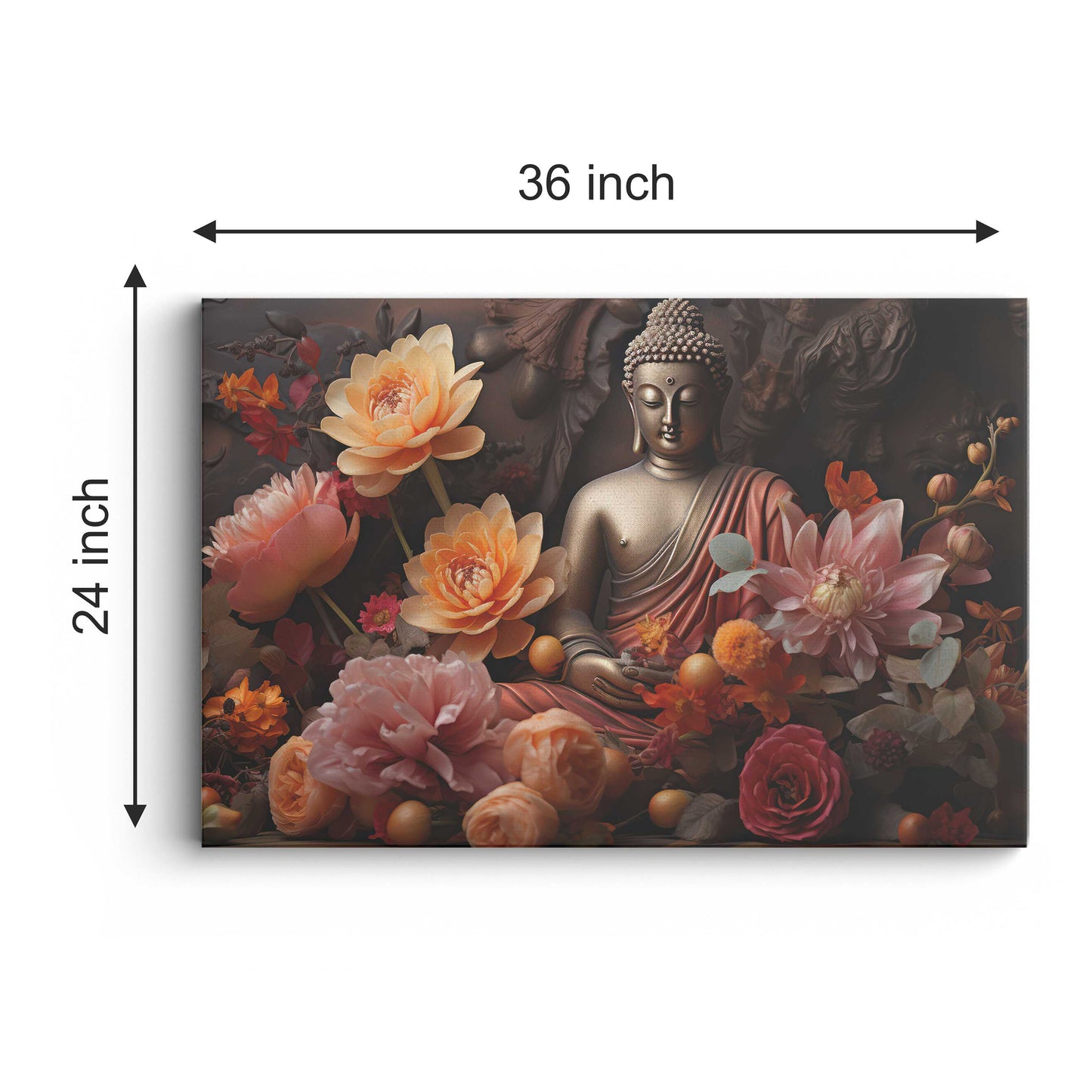 Lord Buddha Canvas wall painting