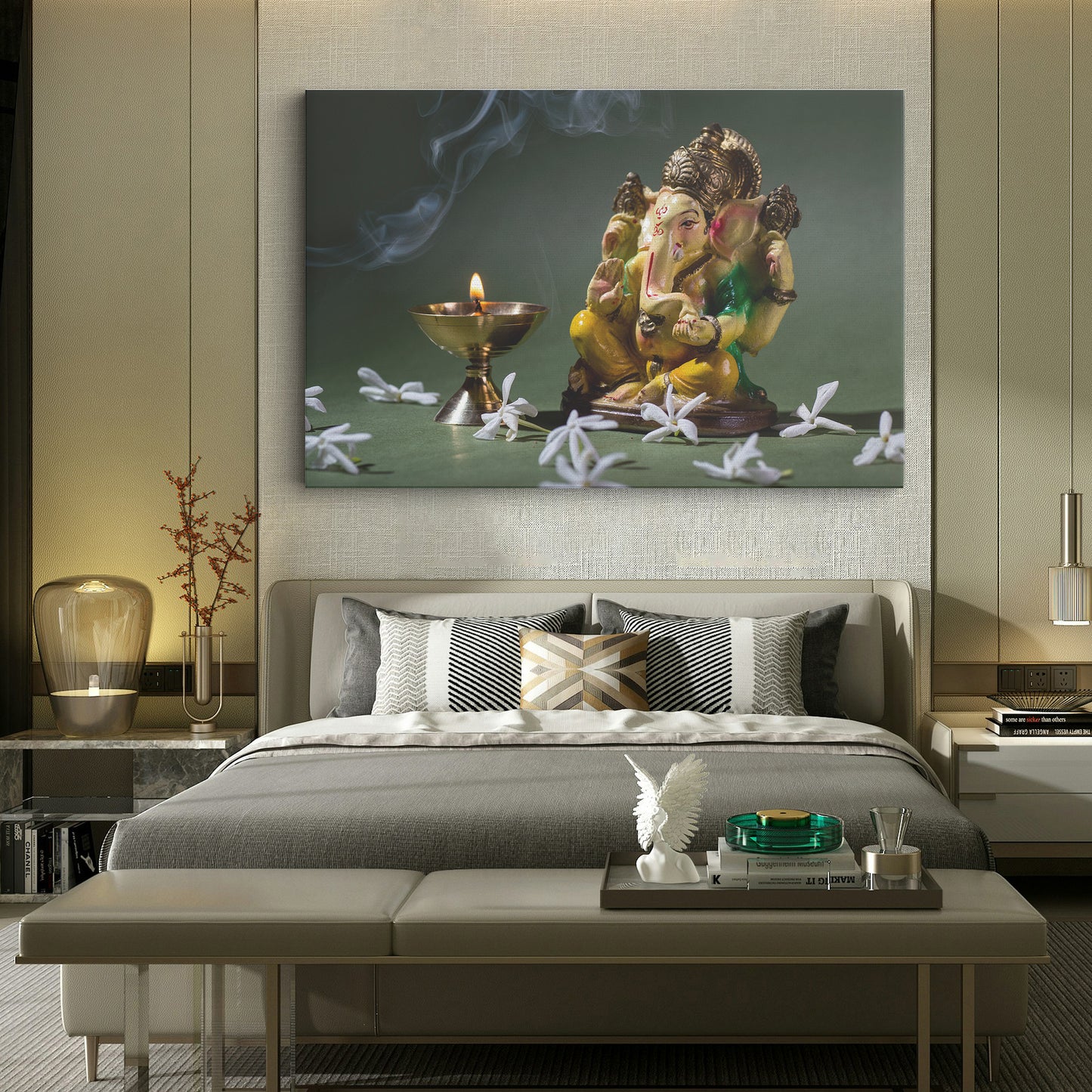 Lord Ganesh ji Canvas wall painting