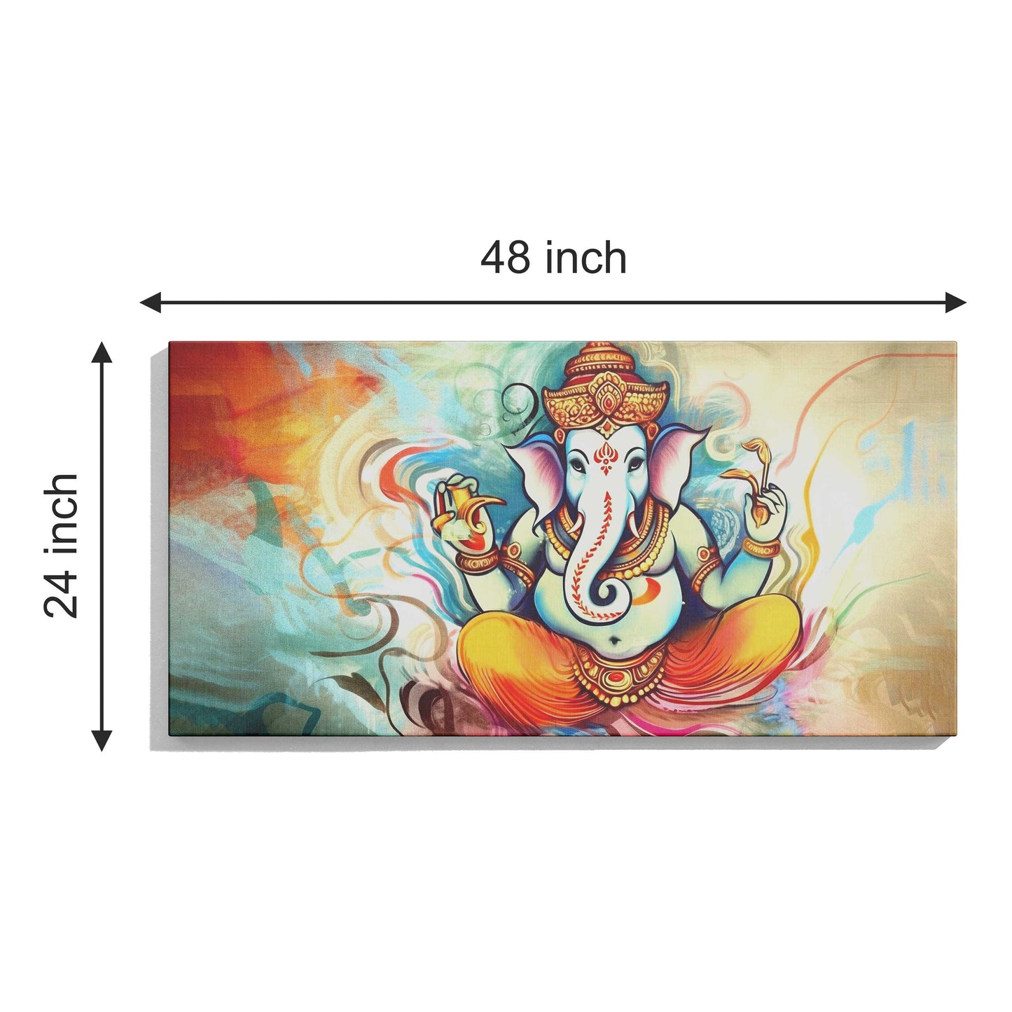 Lord Ganesh Canvas wall painting