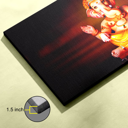 Lord Ganesh ji Canvas wall painting