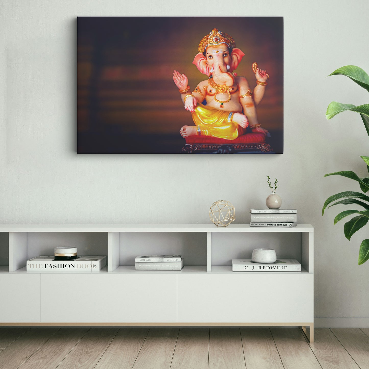 Lord Ganesh Canvas wall painting