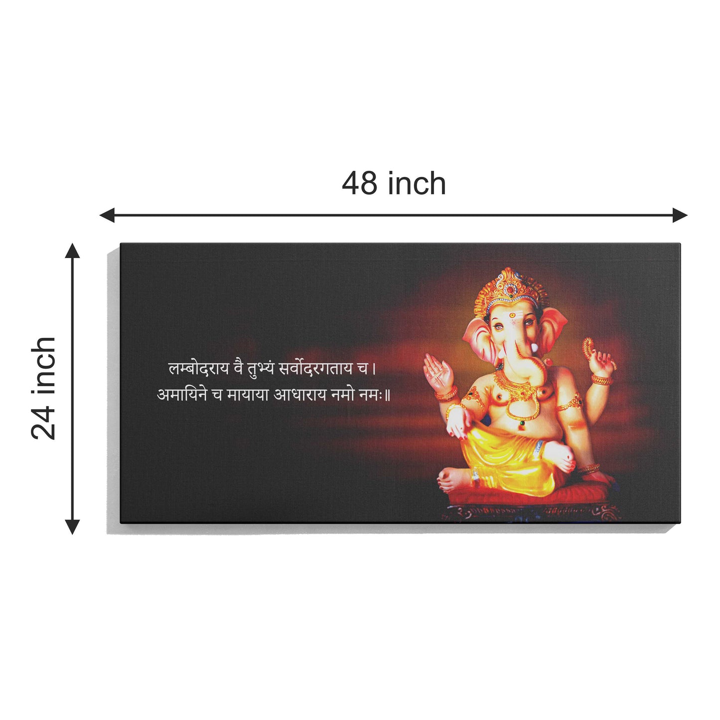 Lord Ganesh Canvas wall painting