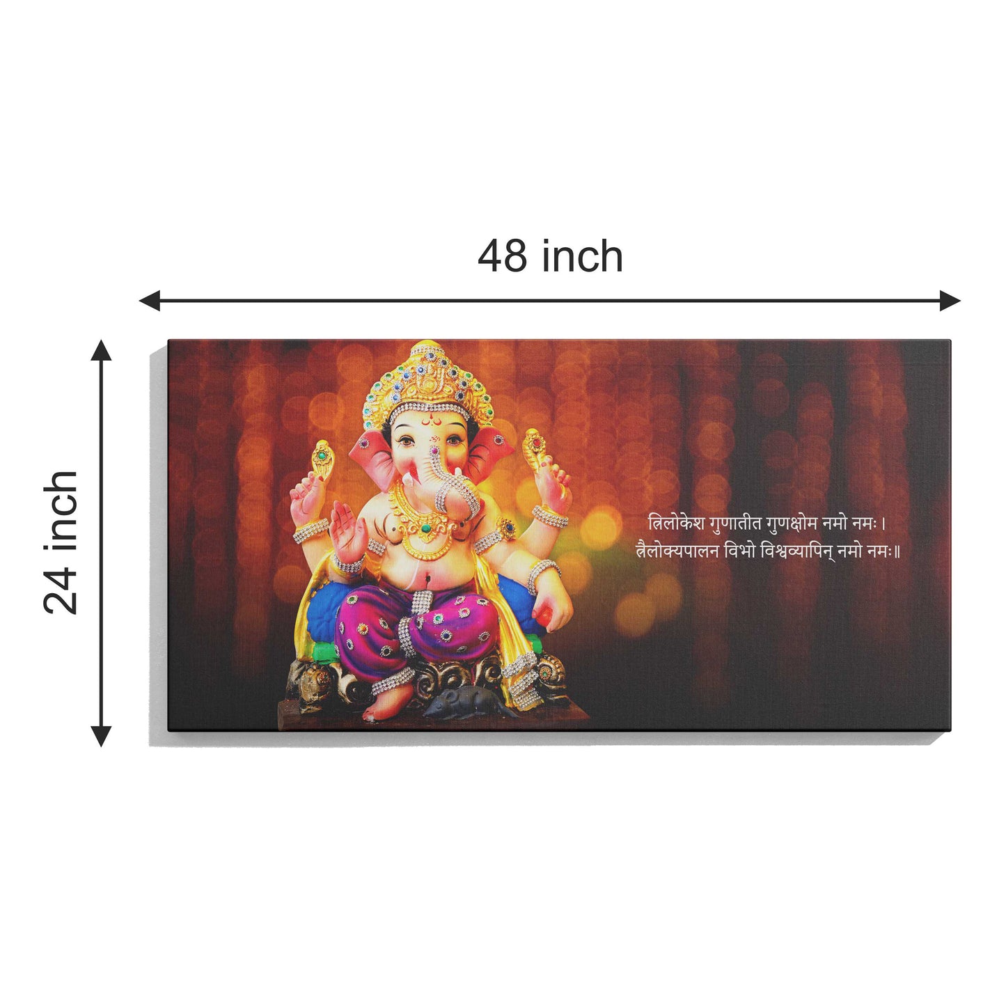 Lord Ganesh Canvas wall painting