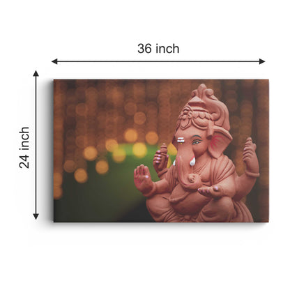 Lord Ganesh Canvas wall painting