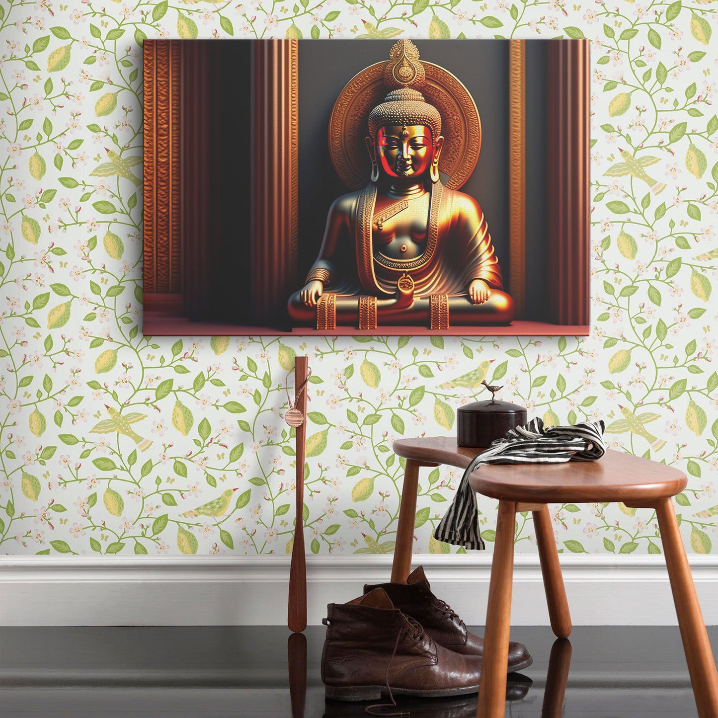 Lord Buddha Canvas wall painting