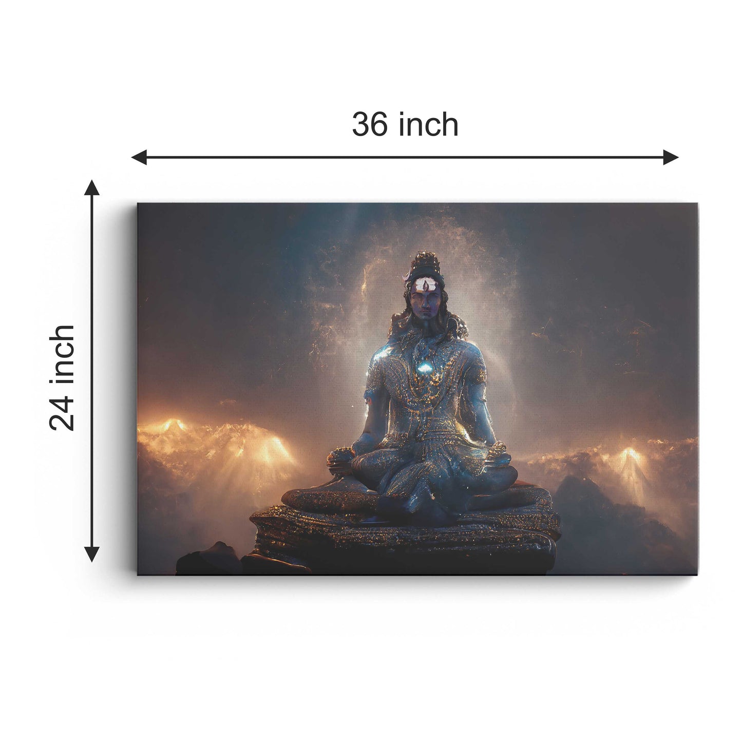 Lord shiv Canvas wall painting