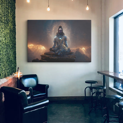 Lord shiv Canvas wall painting