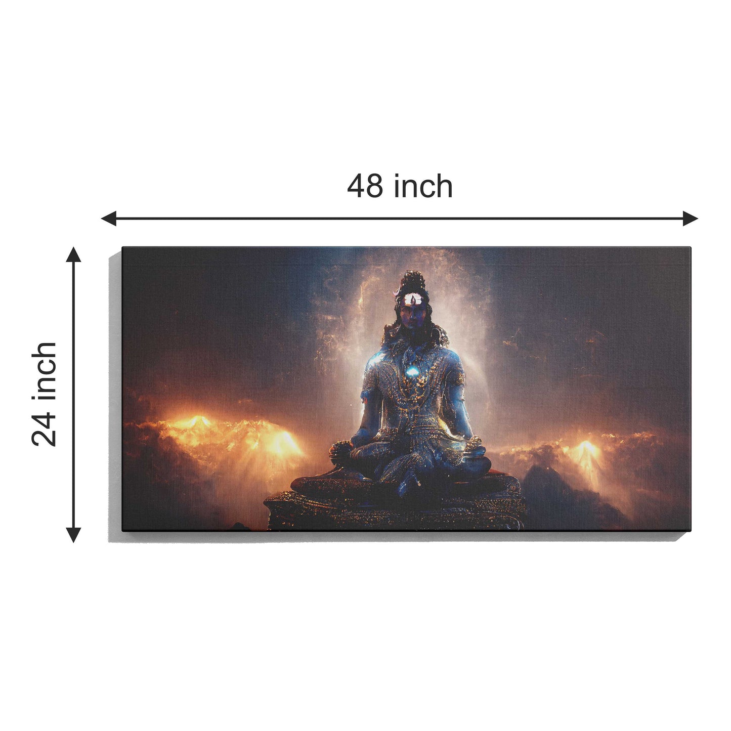 Lord shiv Canvas wall painting