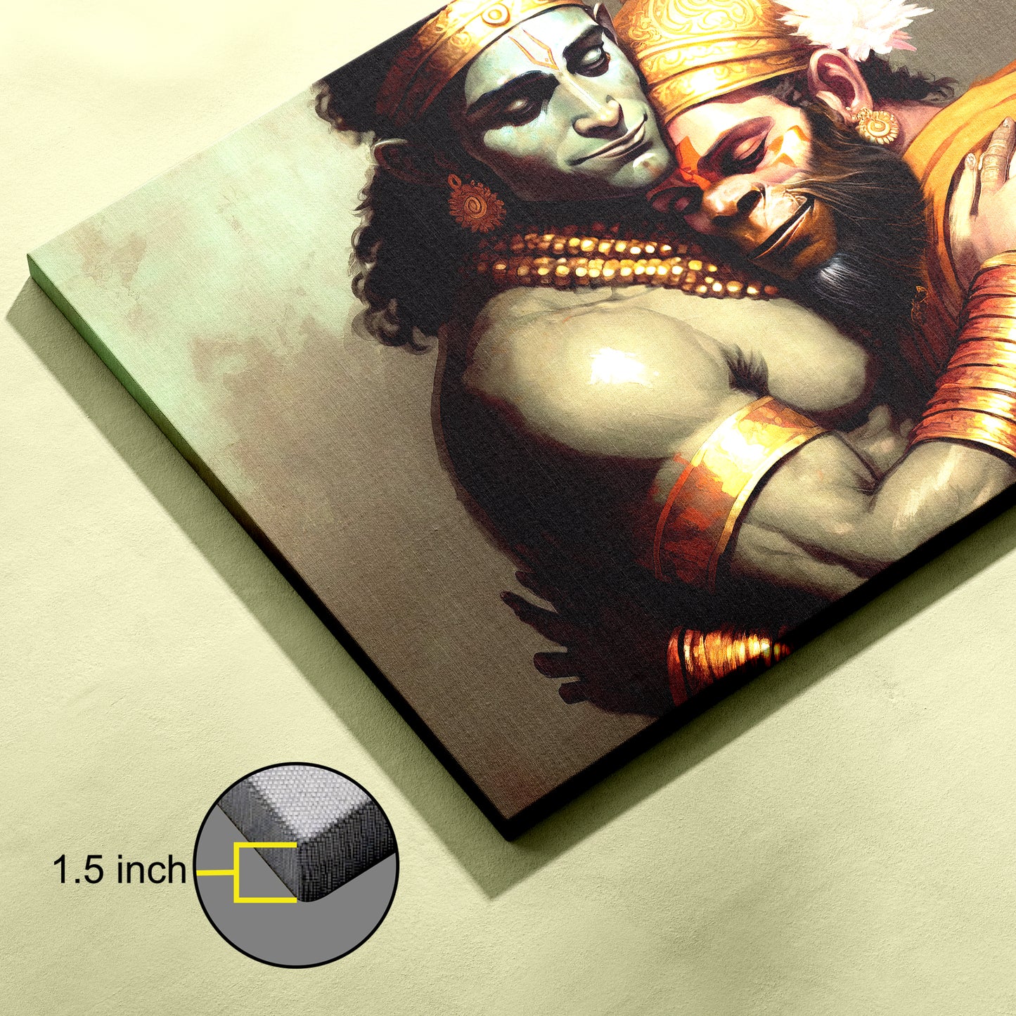 Jai Shree Ram Canvas wall painting