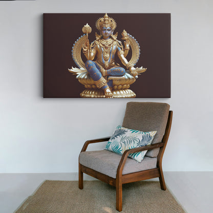 Lord Vishnu Canvas wall painting