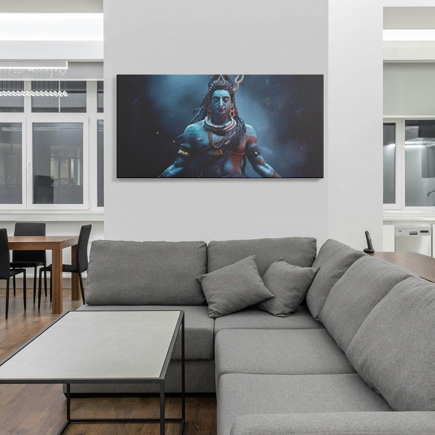 Lord Shiv Canvas wall painting