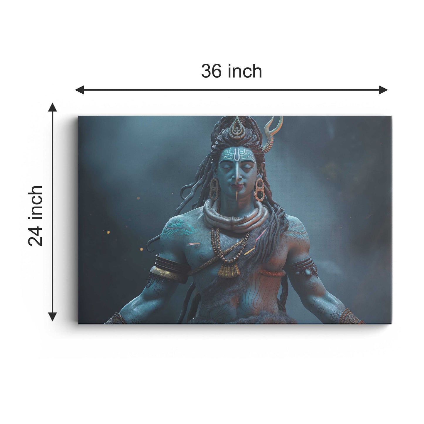 Lord Shiv Canvas wall painting