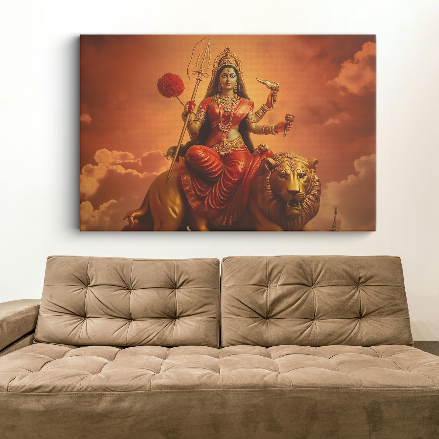 Goddess Durga Maa Canvas wall painting