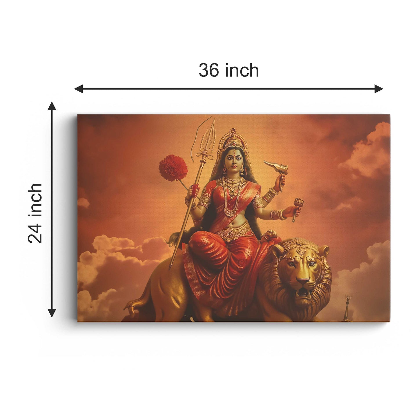 Goddess Durga Maa Canvas wall painting