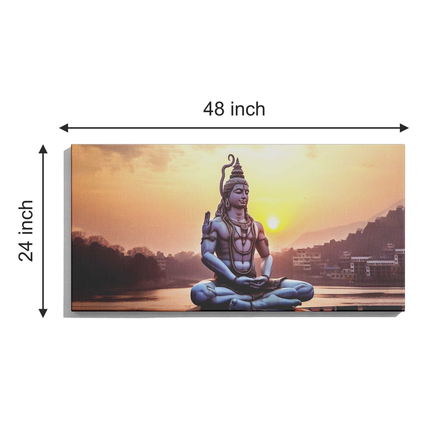 Lord Shiv Canvas wall painting