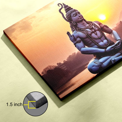 Lord Shiv Canvas wall painting