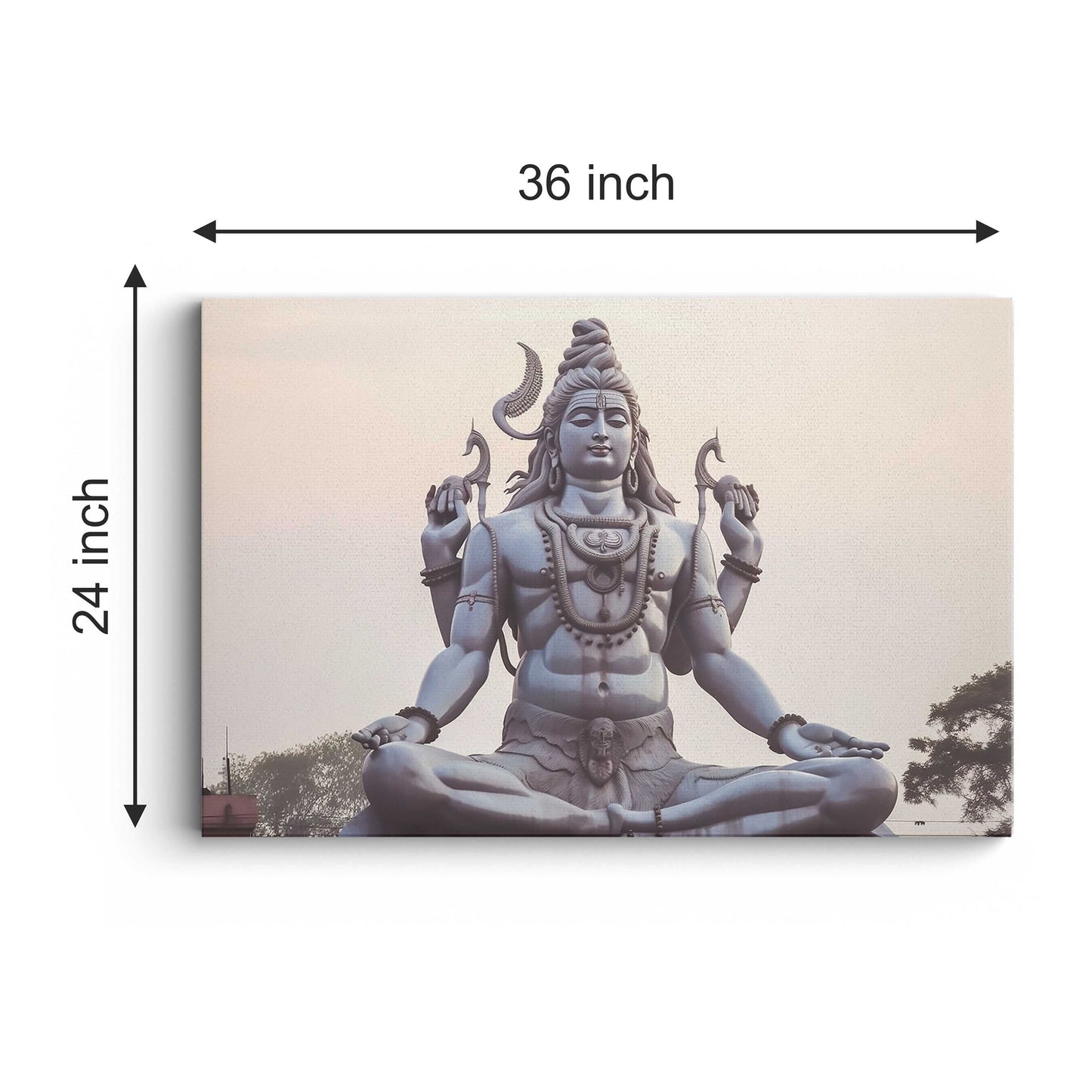 Lord Shiv Canvas wall painting