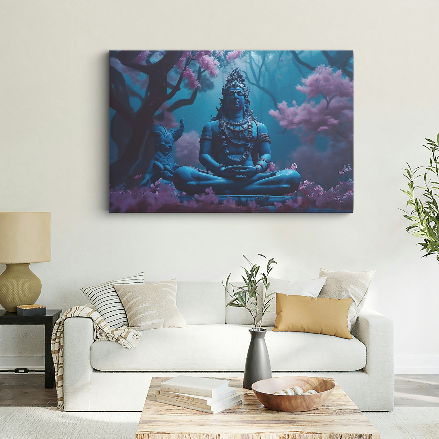 Lord Shiv Canvas wall painting