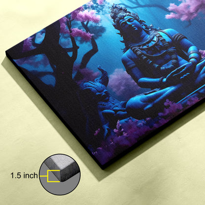 Lord Shiv Canvas wall painting