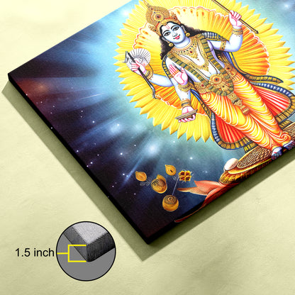 Lord Vishnu Canvas wall painting