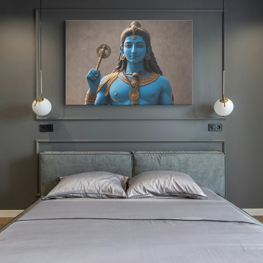 Lord Krishna Canvas wall painting