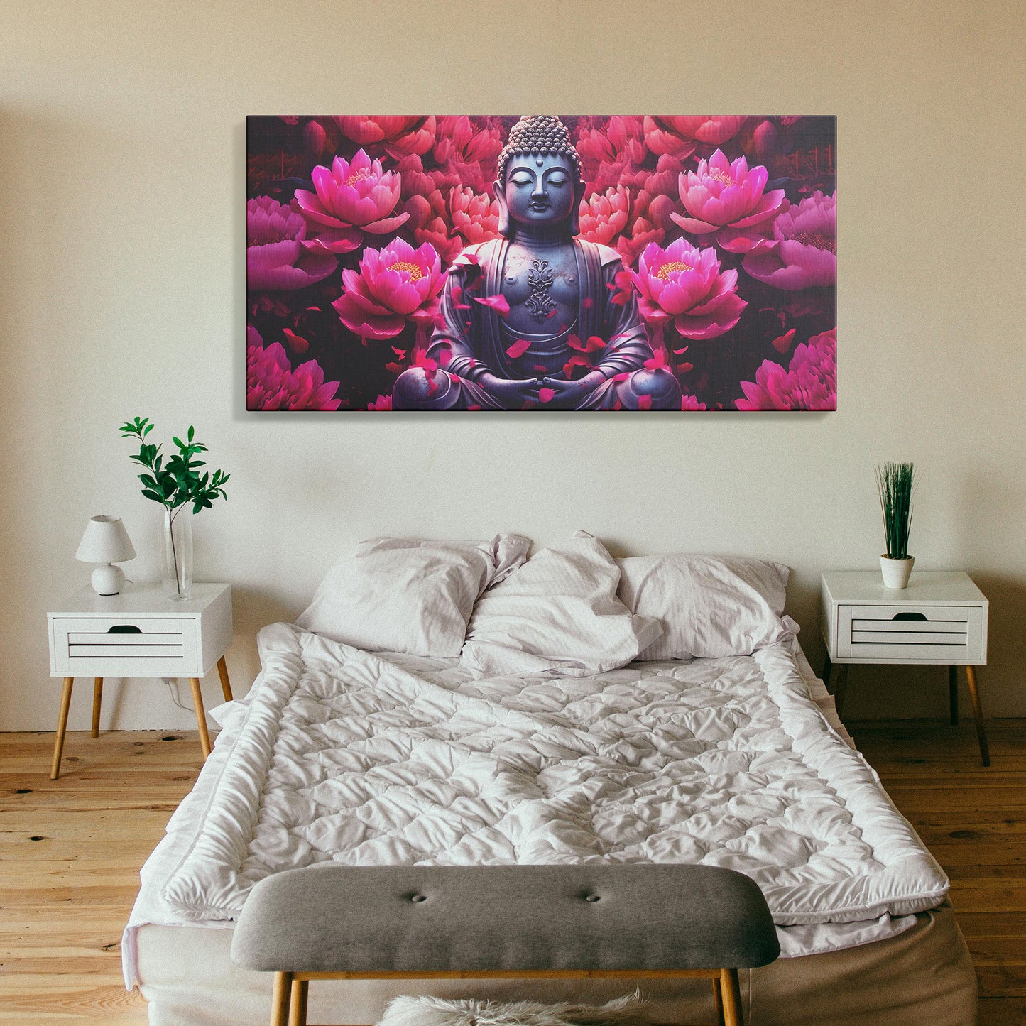 Lord Buddha Canvas wall painting