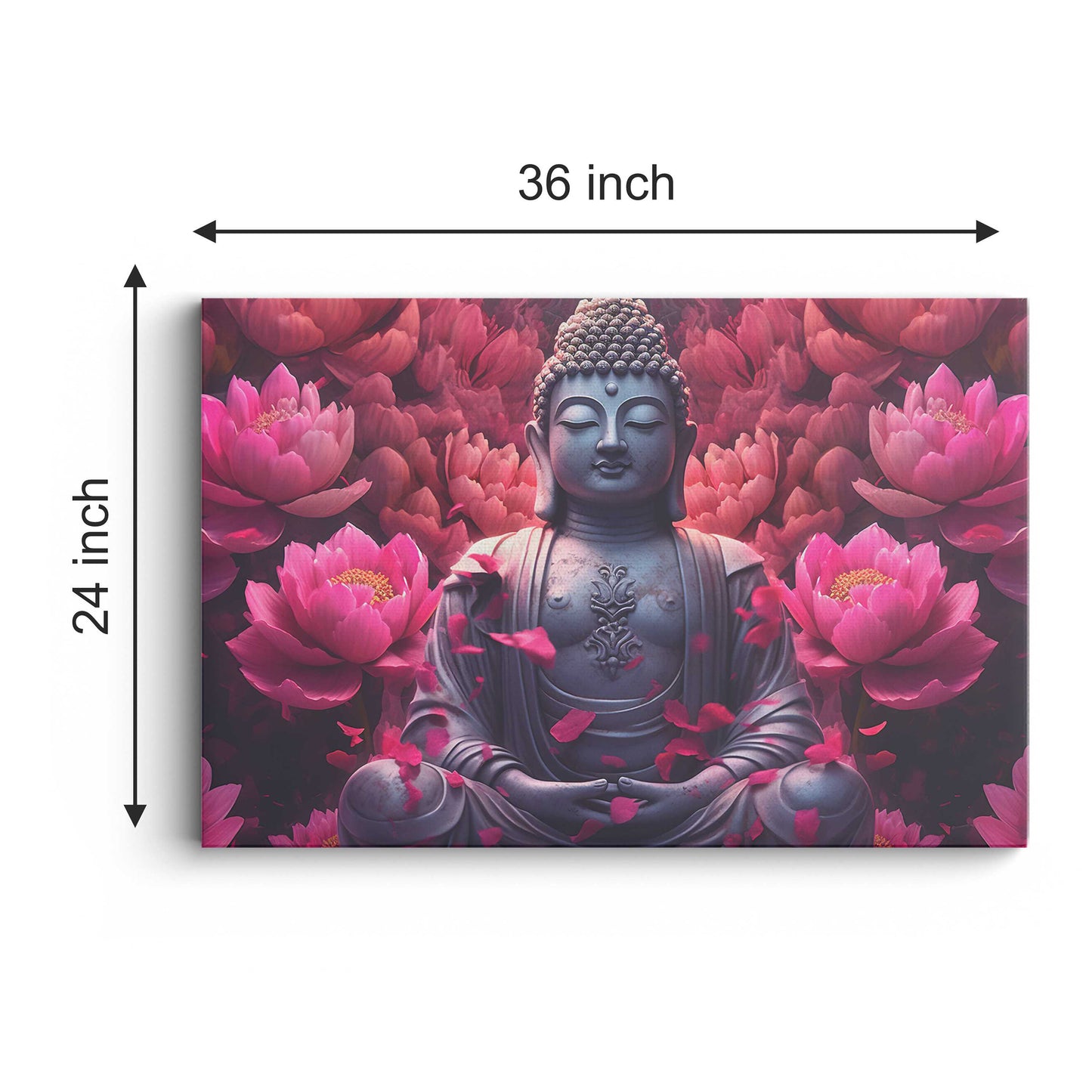 Lord Buddha Canvas wall painting