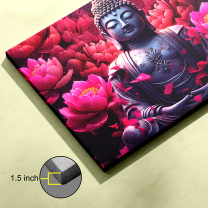 Lord Buddha Canvas wall painting