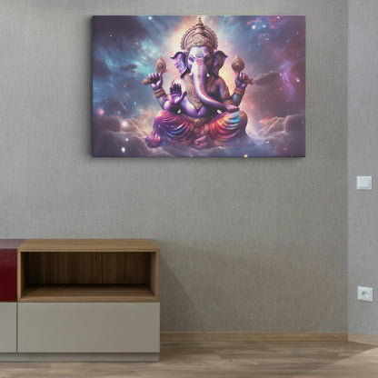 Lord Ganesh Canvas wall painting