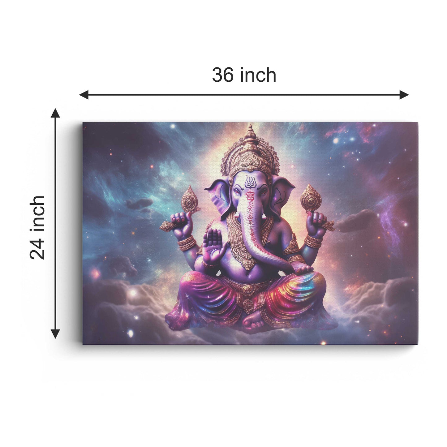 Lord Ganesh Canvas wall painting