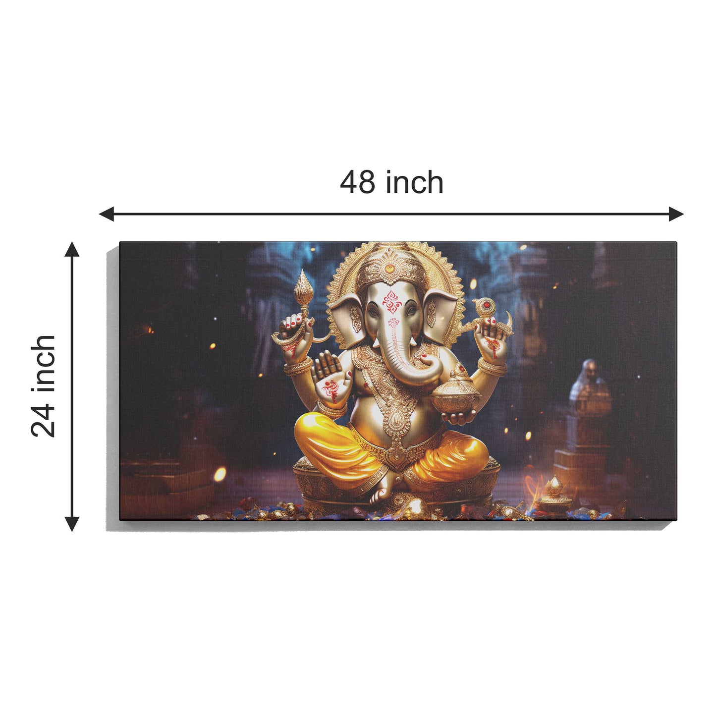 Lord Ganesh Canvas wall painting