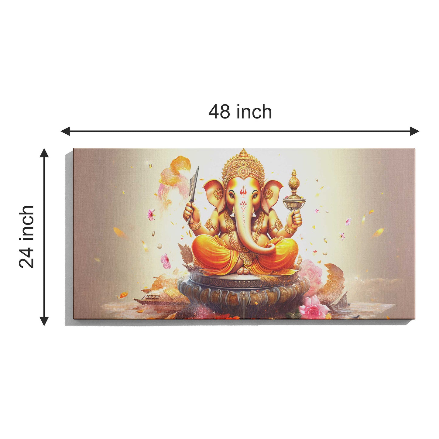 Lord Ganesh Canvas wall painting