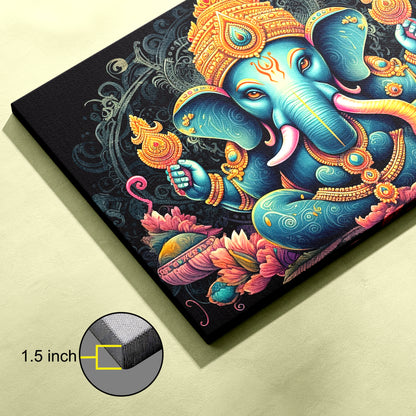 Lord Ganesh Canvas wall painting