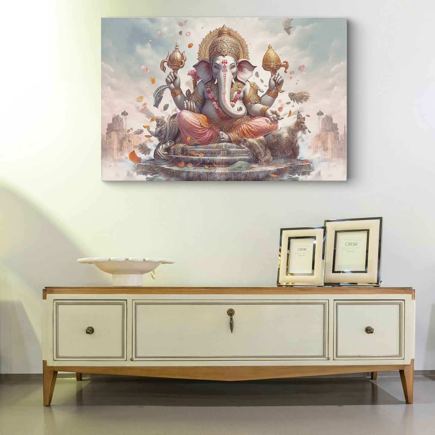 Lord Ganesh Canvas wall painting