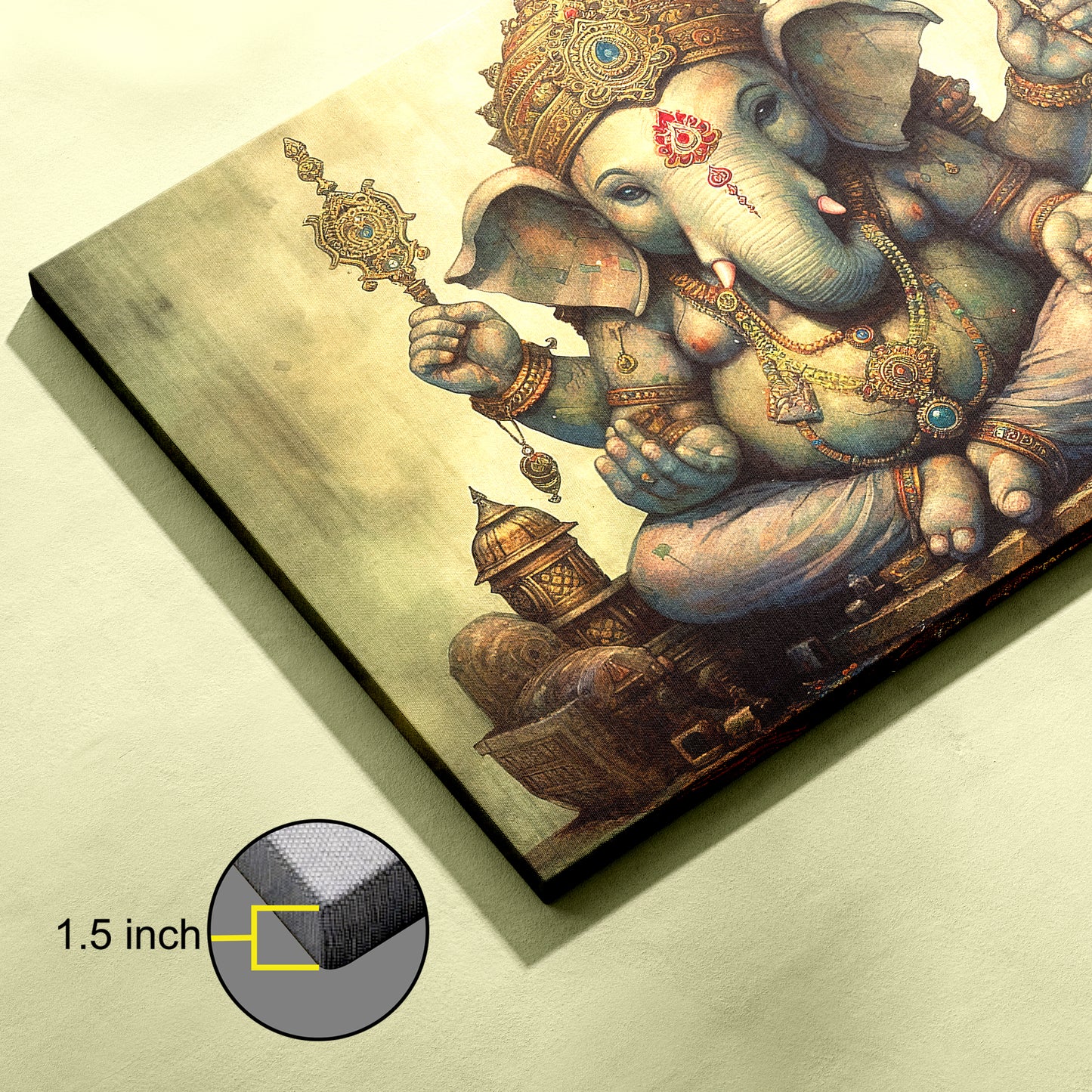 Lord Ganesh Canvas wall painting