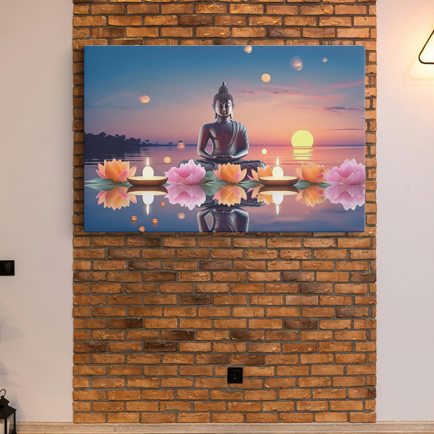 Lord Buddha Canvas wall painting