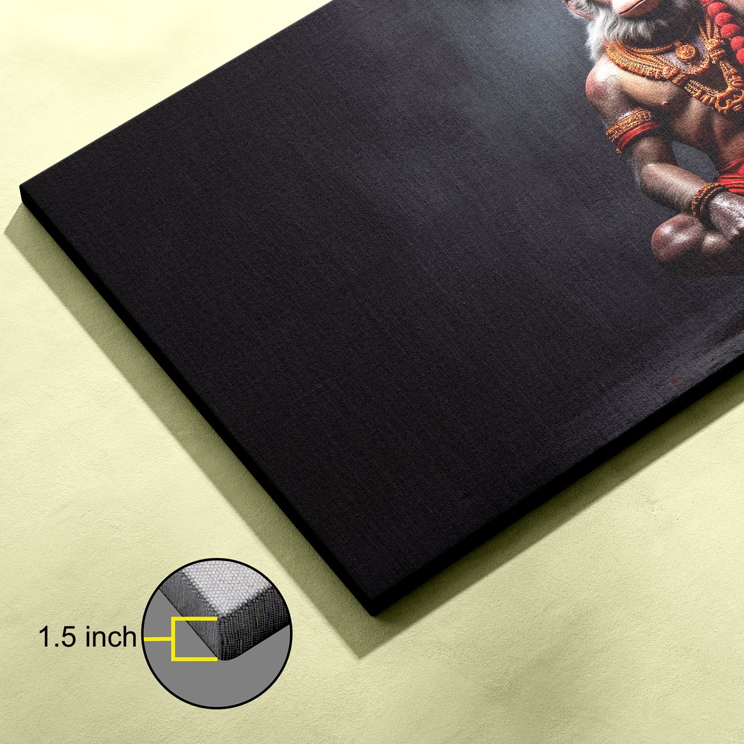 Lord Hanuman Canvas wall painting