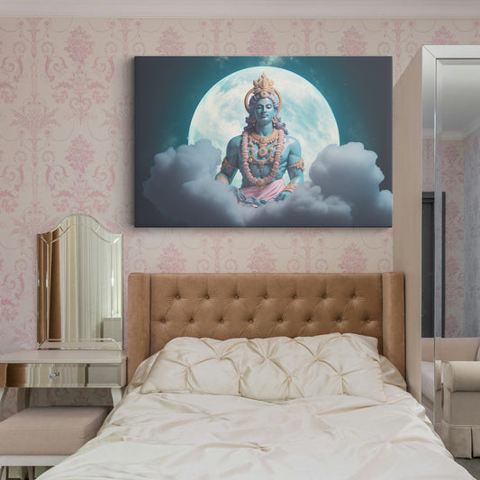 Lord Vishnu Canvas wall painting