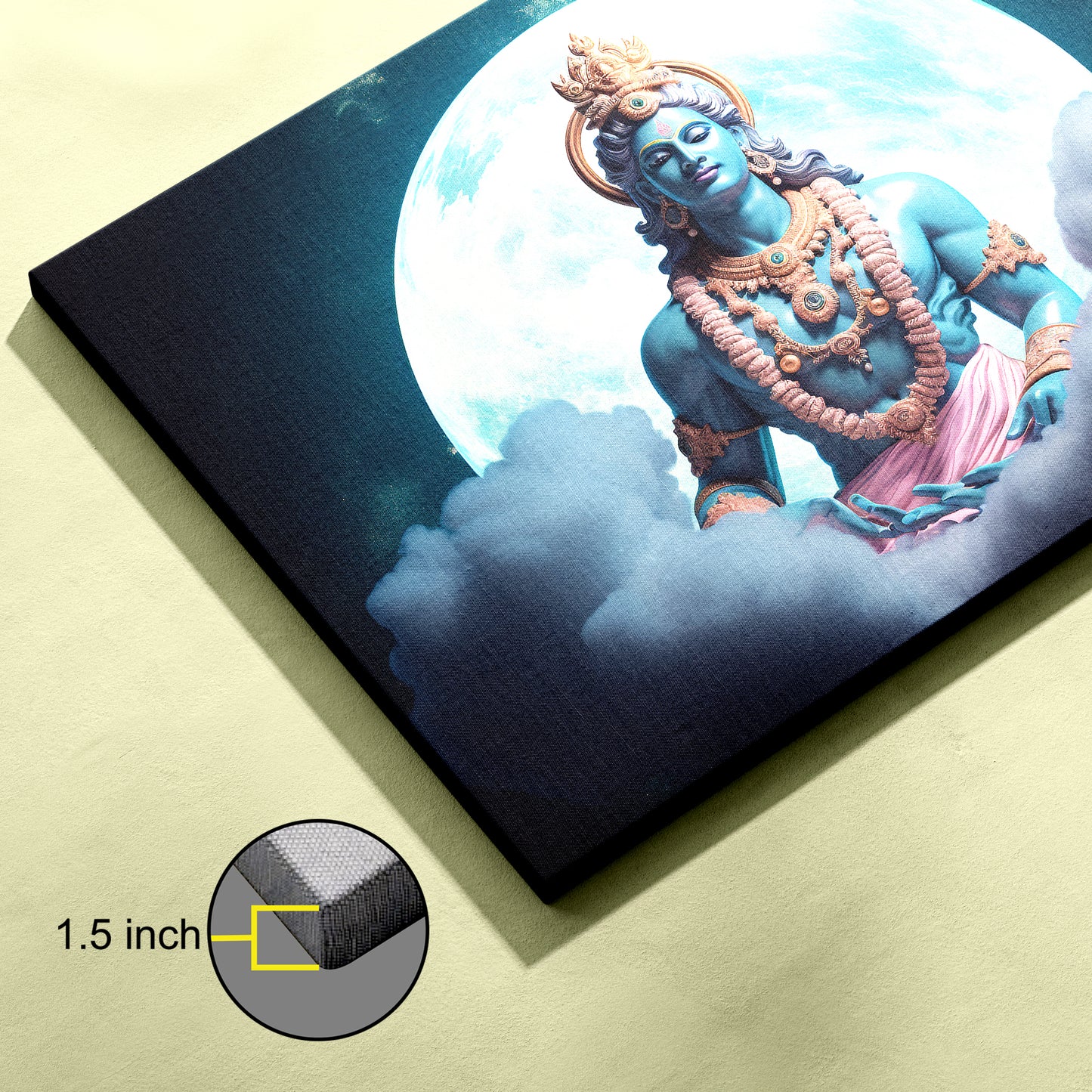 Lord Vishnu Canvas wall painting