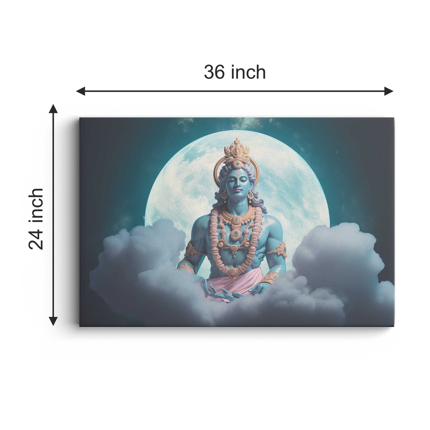 Lord Vishnu Canvas wall painting