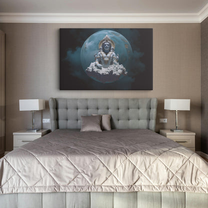 Lord Krishna Canvas wall painting