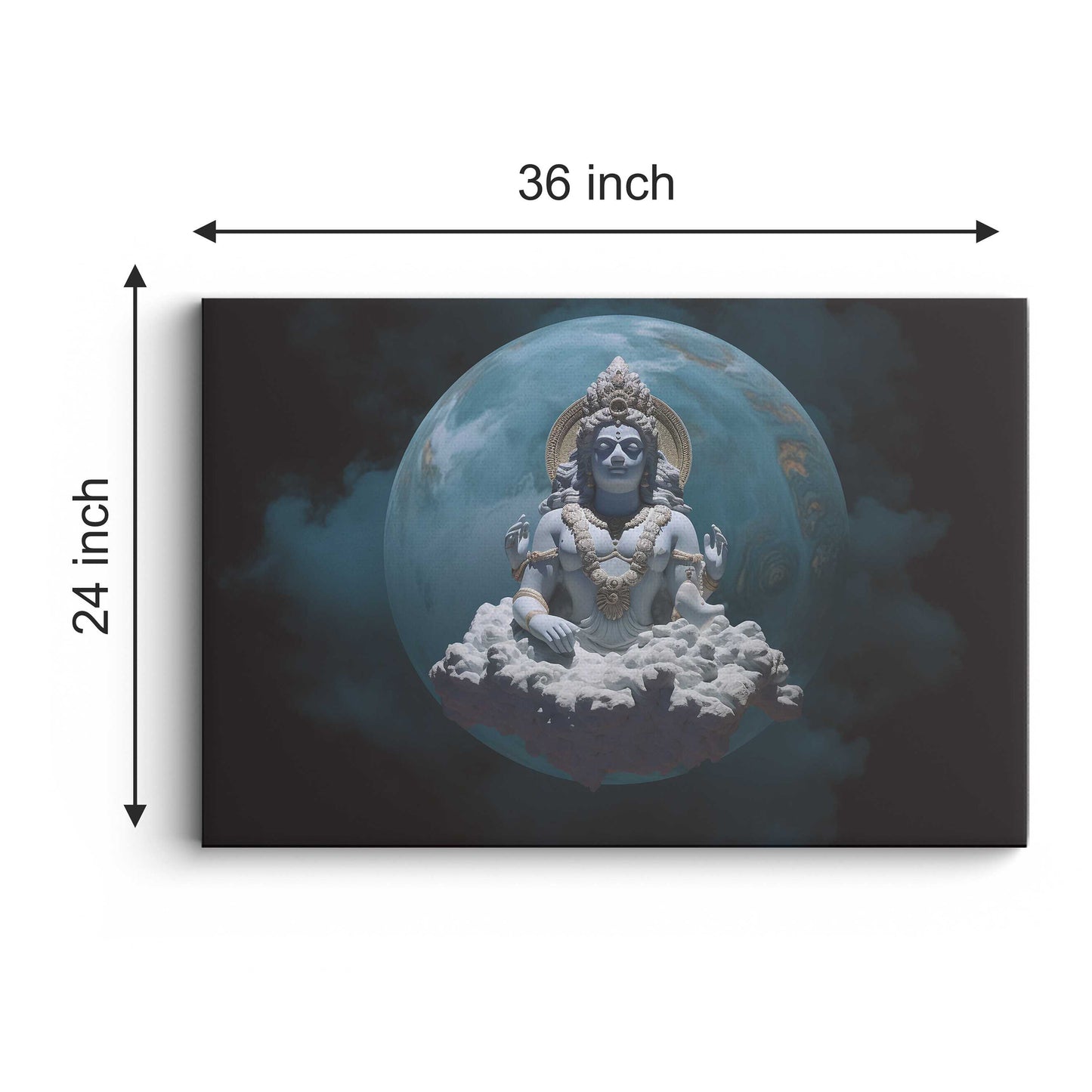 Lord Krishna Canvas wall painting