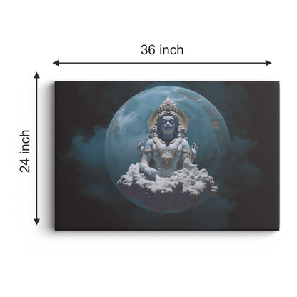 Lord Krishna Canvas wall painting