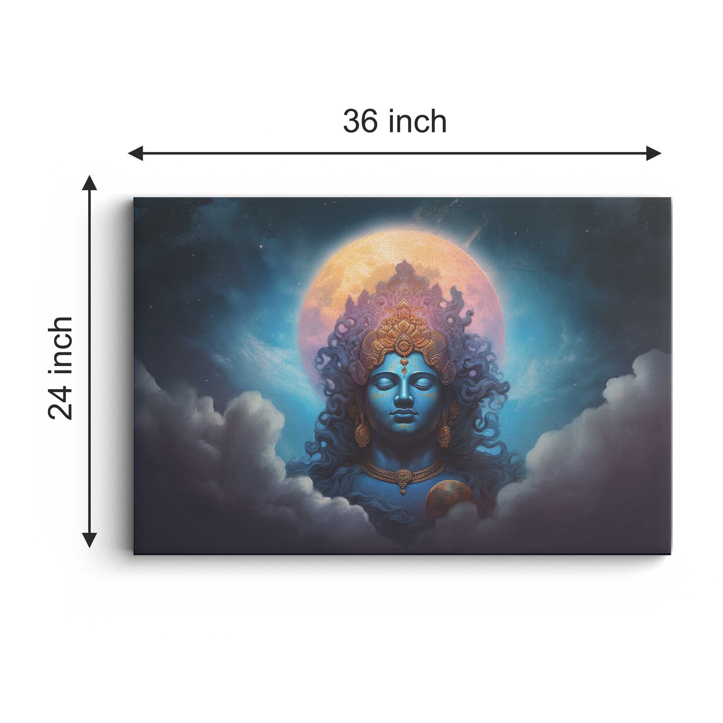 Lord Krishna Canvas wall painting